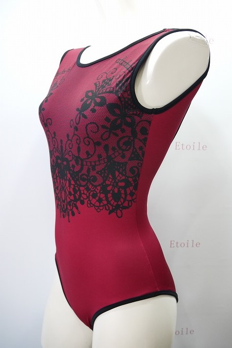 ＜特注/メーカーお取り寄せ＞【BalletRosa】　リバーシブルレースプリントレオタード　MICHON