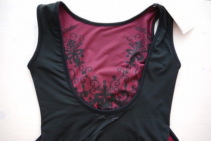 ＜特注/メーカーお取り寄せ＞【BalletRosa】　リバーシブルレースプリントレオタード　MICHON