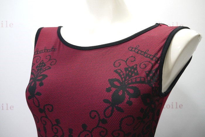 ＜特注/メーカーお取り寄せ＞【BalletRosa】　リバーシブルレースプリントレオタード　MICHON