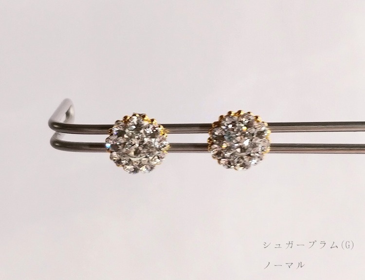 ～Atelier Petite Rose～　スワロフスキーピアス　“Aurora/Sugar plum”