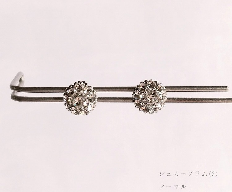 ～Atelier Petite Rose～　スワロフスキーピアス　“Aurora/Sugar plum”