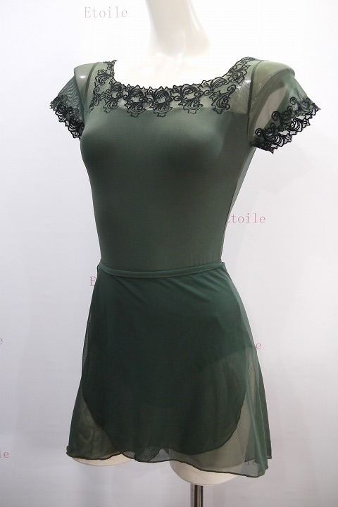 【Ballet Rosa】　刺繍キャップスリーブレオタード　AURORA