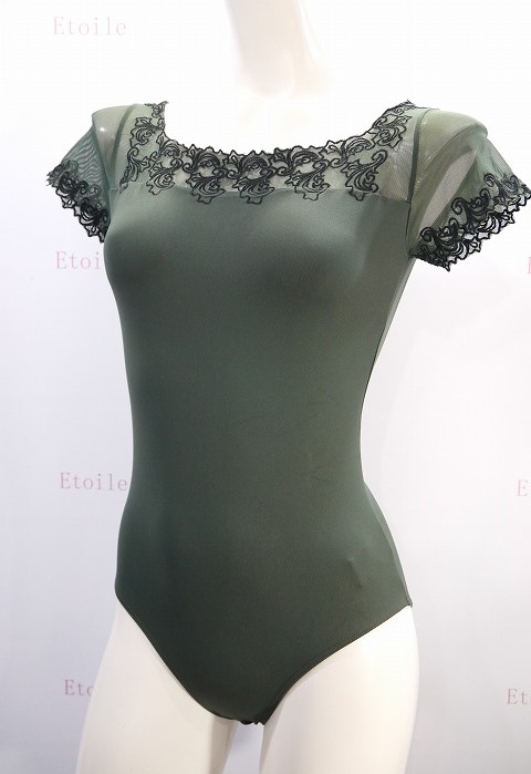 【Ballet Rosa】　刺繍キャップスリーブレオタード　AURORA