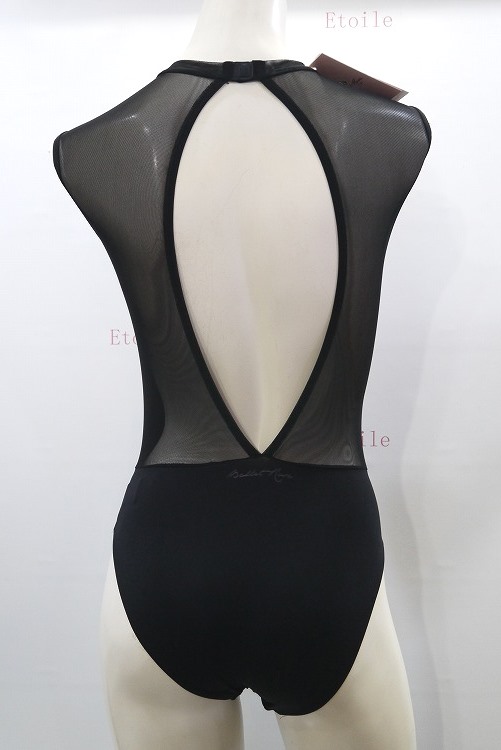 【Ballet Rosa】 刺繍メッシュハイネックレオタード　HARPER