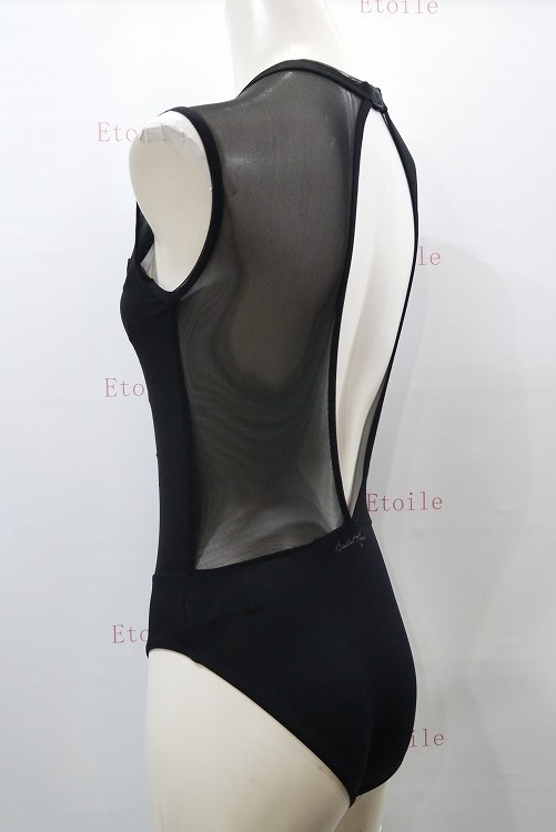 【Ballet Rosa】 刺繍メッシュハイネックレオタード　HARPER