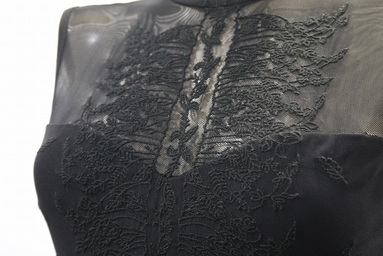 【Ballet Rosa】 刺繍メッシュハイネックレオタード　HARPER