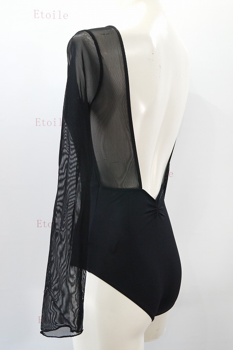 【Ballet Rosa】 メッシュロングスリーブレオタード SHIRLEY