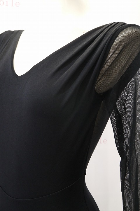 【Ballet Rosa】 メッシュロングスリーブレオタード SHIRLEY