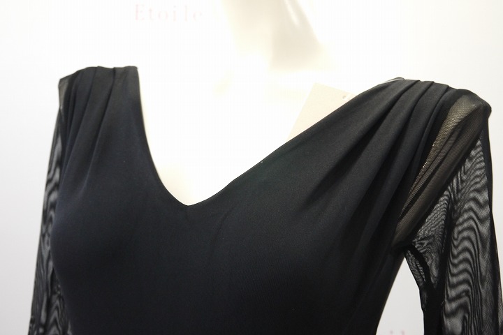 【Ballet Rosa】 メッシュロングスリーブレオタード SHIRLEY