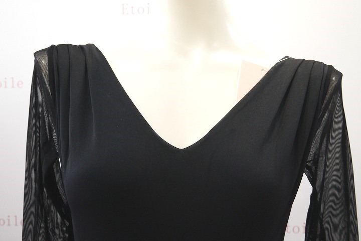 【Ballet Rosa】 メッシュロングスリーブレオタード SHIRLEY