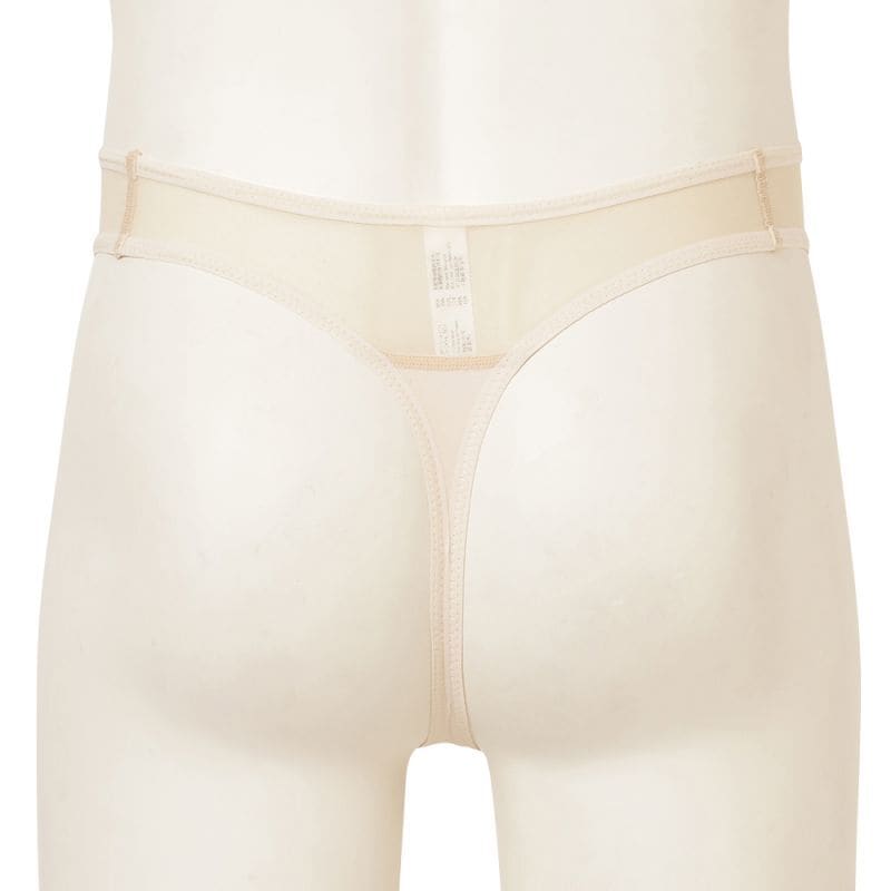 紳士Tバックショーツ「“t-cup” SATOSHI」、吸汗速乾、カップ差込式(カップ付）