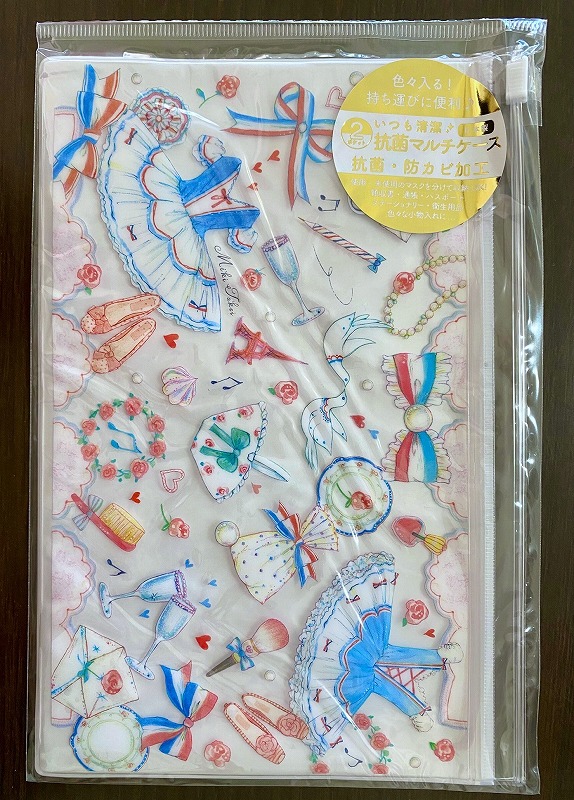 たけいみき　抗菌マルチケース/2ポケット