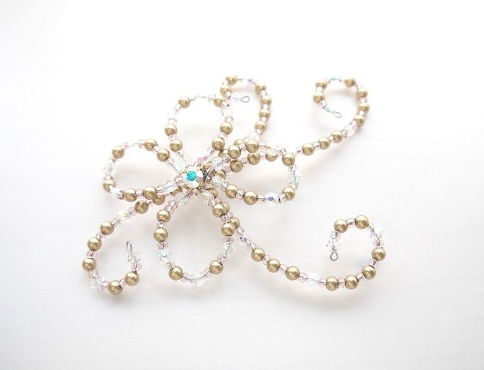 オーダー製作～Atelier Petite Rose ～　お花のサイドパーツ【2個セット】