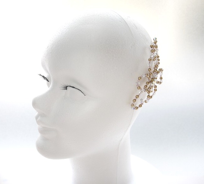 オーダー製作～Atelier Petite Rose ～　お花のサイドパーツ【2個セット】