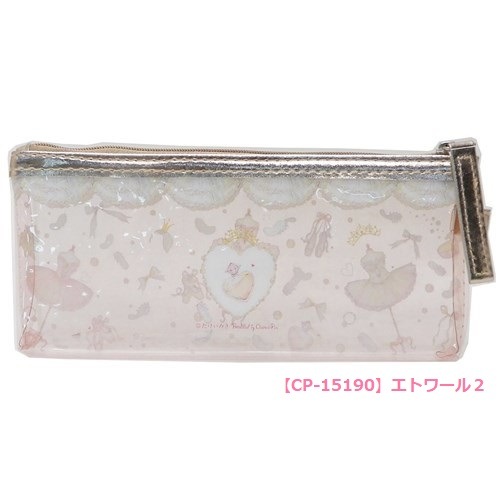 たけいみき　クリアスリムポーチ　エトワール柄