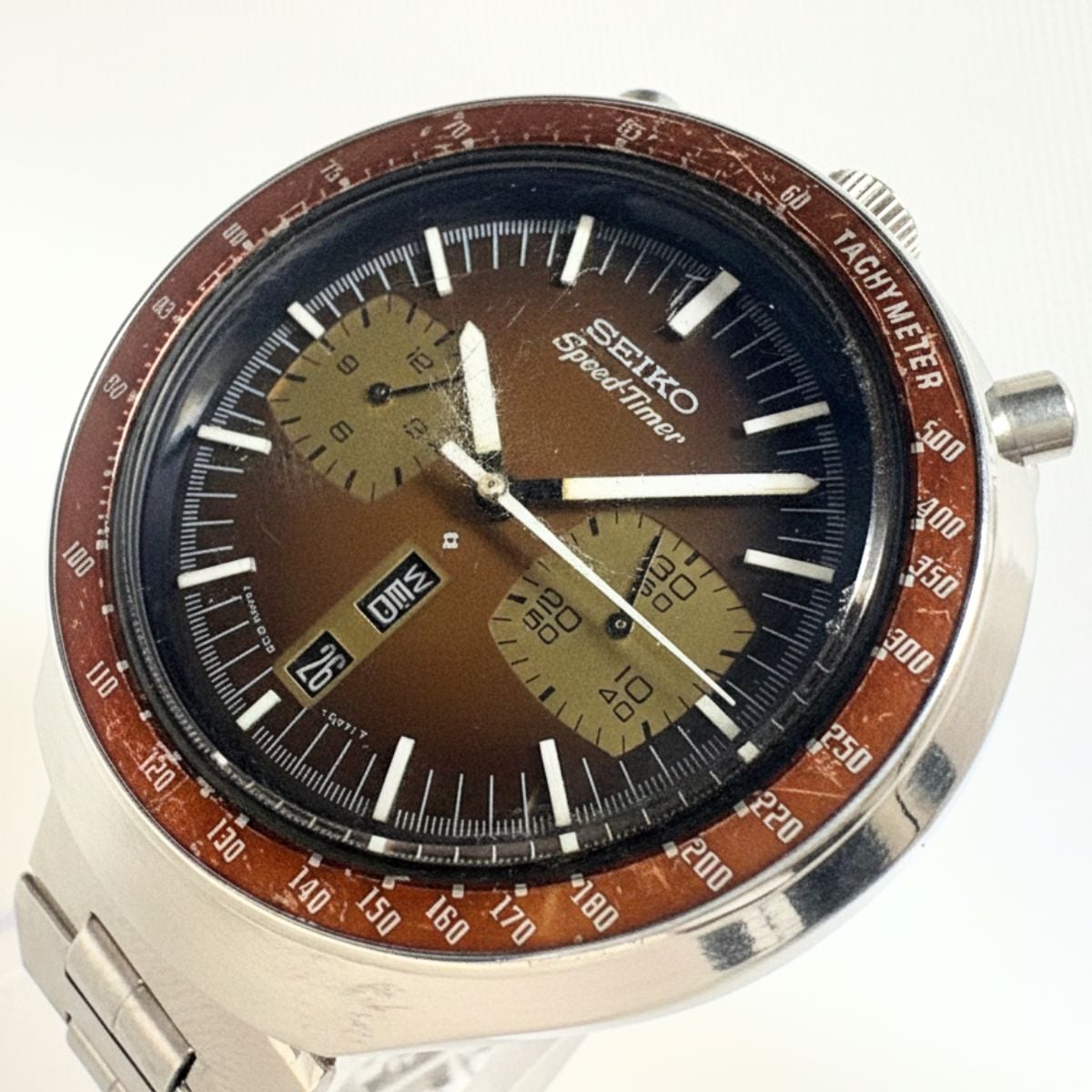 中古】セイコー SEIKO スピードタイマー 6138-0040 ブルヘッド自動巻き