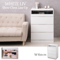 WHITE LIVۥåȥ硼 ʥ饤ɥ졼դ60cm ϥ   ۥ磻 եӡ 饹硼 Ǽê   Ǽ ýڡ꡼Ǽ fy-0139