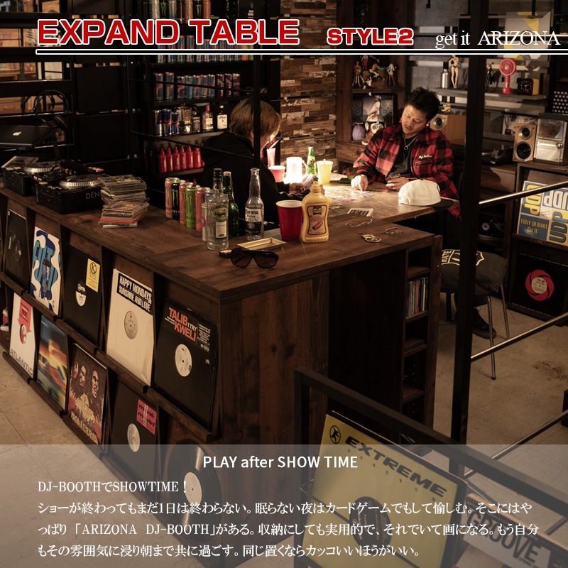 ��ARIZONA EXPAND TABLE�� ��ĥ�ơ��֥��å������о졪�쥳���ɼ�Ǽ �ǥ����ץ쥤��å� �쥳����ê ��Ǽ�ȶ� lp cd ê ��ê �ե�å��� ��Ǽê ��Ǽ��å� ���� ������ơ��֥� �� fy-0153