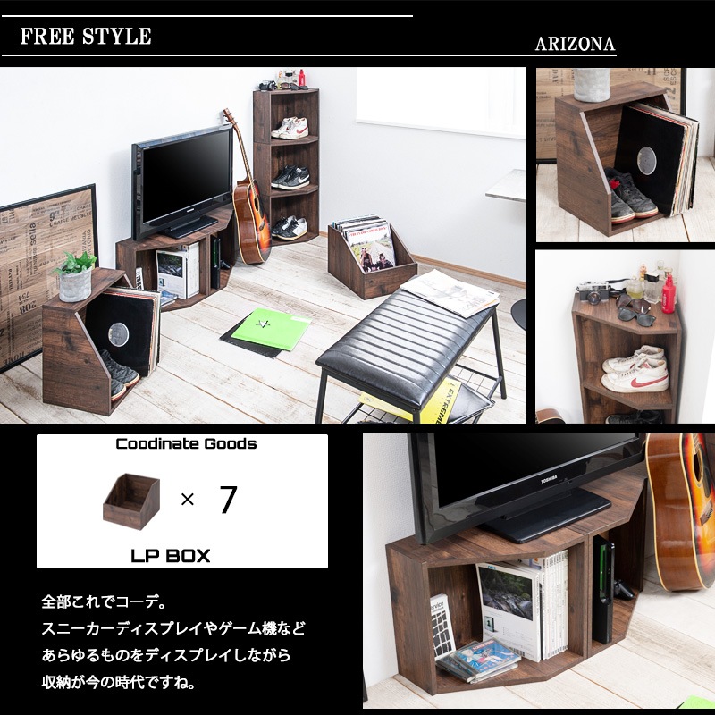 ARIZONA DJ�֡��� �ޤ�ǥ쥳���ɲ����� LP��ǼBOX 1�� �쥳���ɼ�Ǽ �ǥ����ץ쥤��å� fy-0114