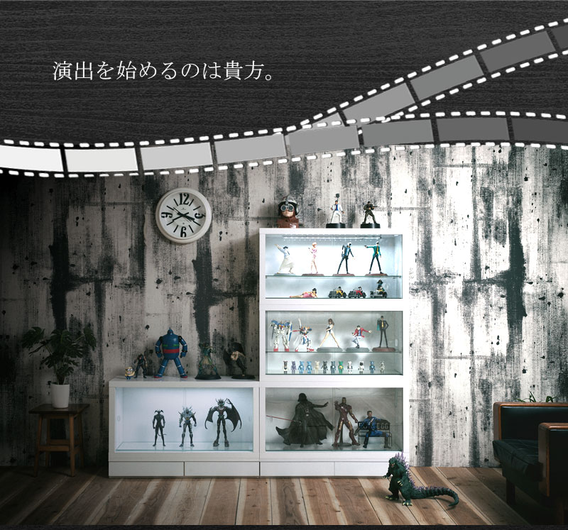 Recta �쥯�������꡼������˥åȥ��쥯�����ܡ�����90�����饹ê�ʤ���LED�饤���ա��ۥ磻�ȿ�����WH���򡡶��̡������������͡��ե����奢 ���������������ᡡ�ǥ����ץ쥤 �ɡ��롡1/6�������롡�ݸ����