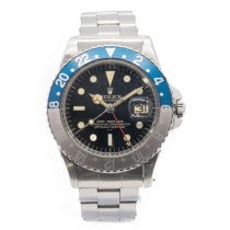 ROLEX/å GMT-Master Ref. 1675, Pepsi Bezel, Gilt Underline Dial with Pointed Crown Guards 1964