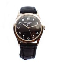 ��Piece Unique��Patek Philippe �ѥƥå��ե���å� Calatrava ����ȥ�� 5296G Black Dial WG �ڹ����Ź�߸ˡ�#HK11402