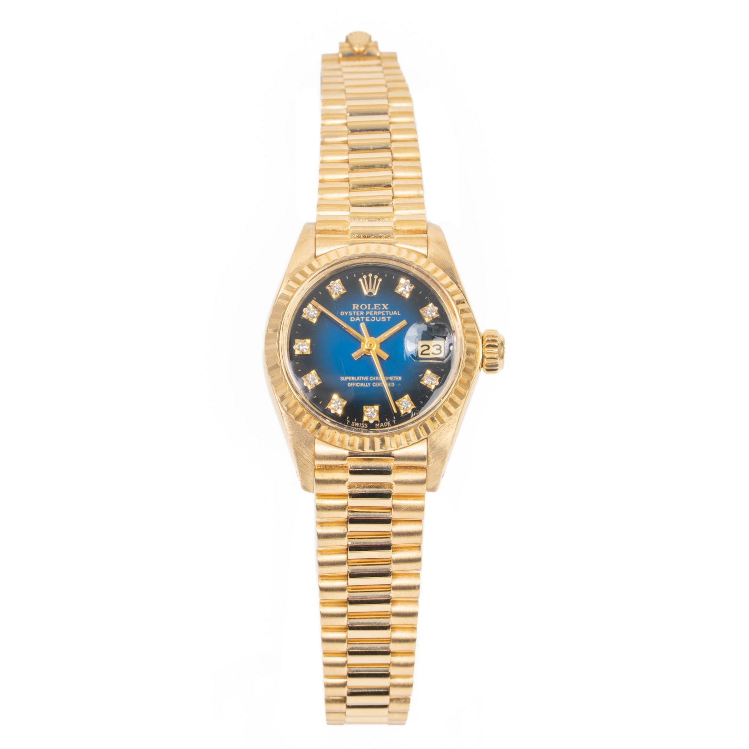 ROLEX/����å��� �ǥ��ȥ��㥹�� Lady-Datejust 6917/8G �֥롼������ǡ������/��������� ��ǥ�����  ���� ����ӻ���  #BW00972