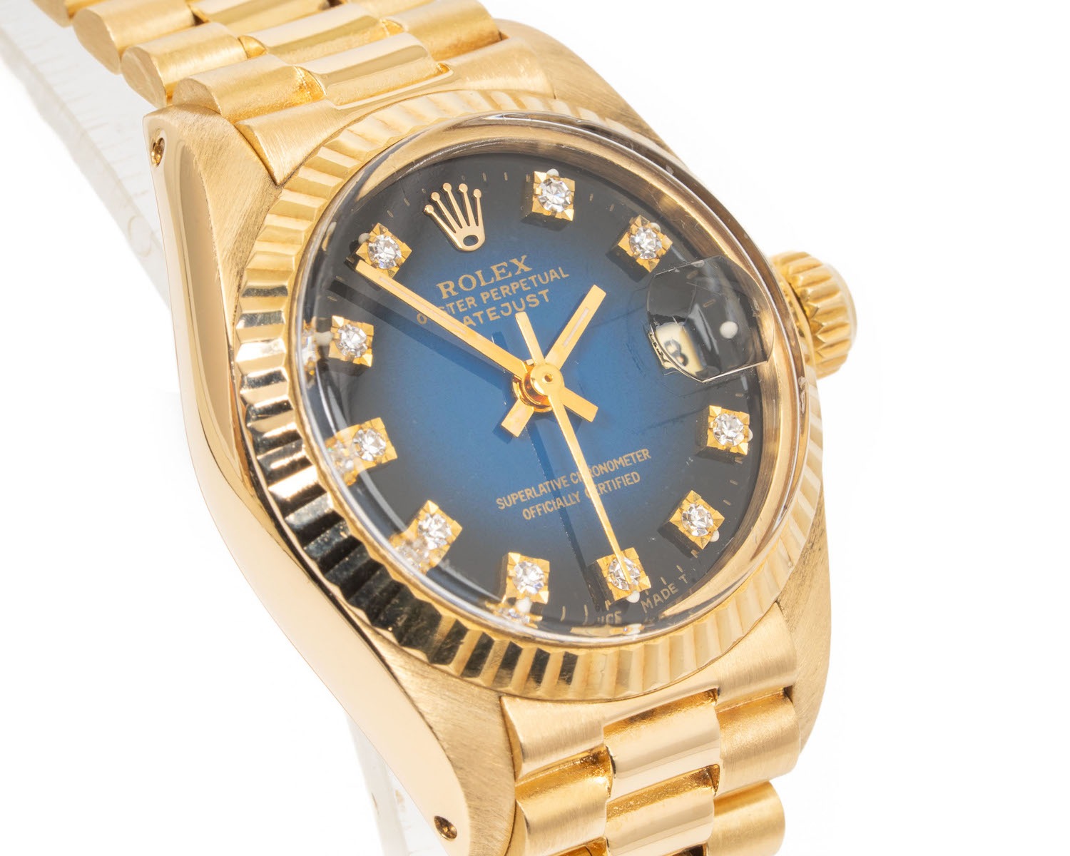 ROLEX/����å��� �ǥ��ȥ��㥹�� Lady-Datejust 6917/8G �֥롼������ǡ������/��������� ��ǥ�����  ���� ����ӻ���  #BW00972