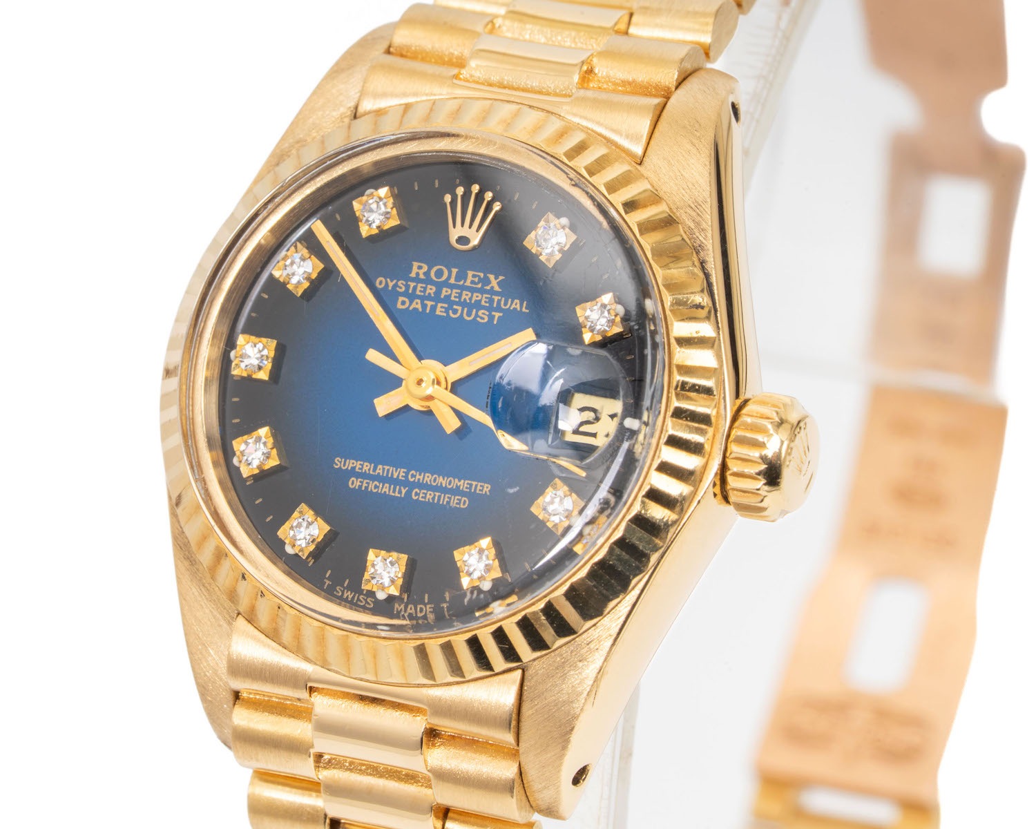 ROLEX/����å��� �ǥ��ȥ��㥹�� Lady-Datejust 6917/8G �֥롼������ǡ������/��������� ��ǥ�����  ���� ����ӻ���  #BW00972