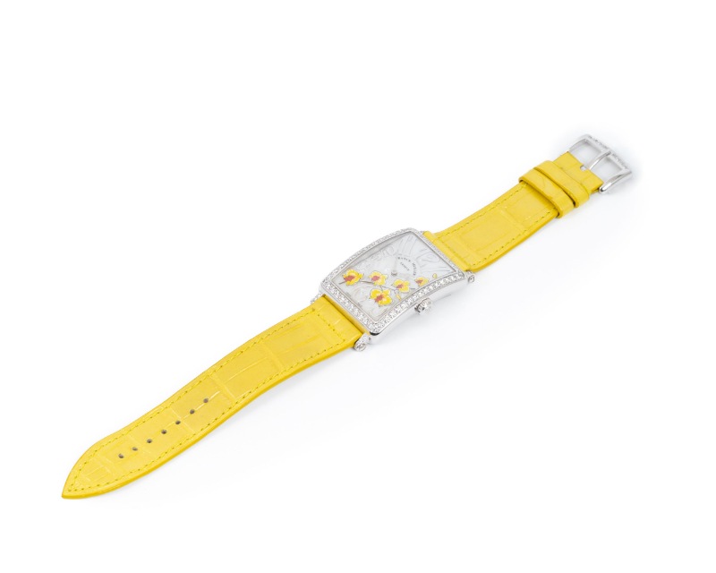 FRANCK MULLER/�ե�󥯥ߥ�顼 952 QZ REL MOP BC JA D 1R  LONG ISLAND Orchid Yellow #JP27753