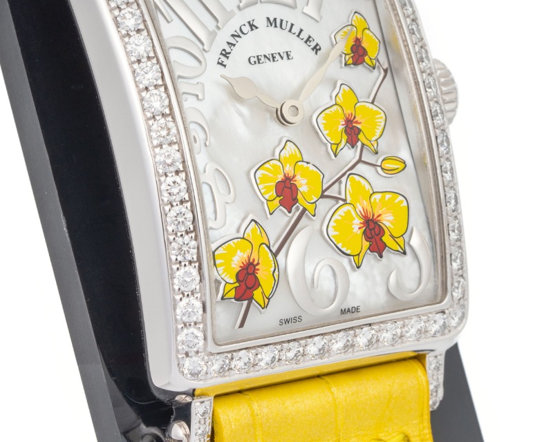 FRANCK MULLER/�ե�󥯥ߥ�顼 952 QZ REL MOP BC JA D 1R  LONG ISLAND Orchid Yellow #JP27753