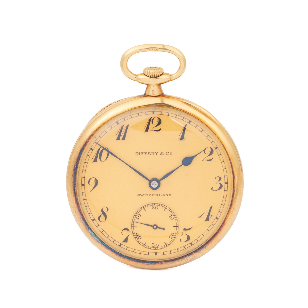Patek Philippe x tiffany 懐中時計 18KYG 約1920年製