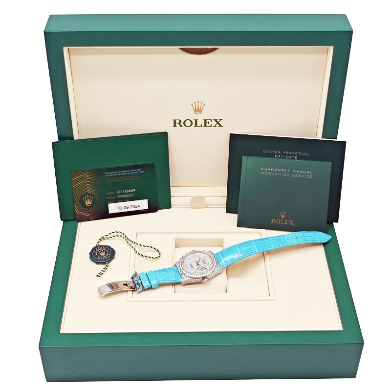 ROLEX/����å��� DAY-DATE 128159RBR Tiffany�ڹ����Ź�߸ˡ�#HK11196