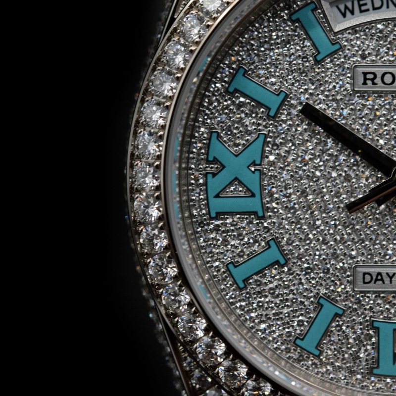 ROLEX/����å��� DAY-DATE 128159RBR Tiffany�ڹ����Ź�߸ˡ�#HK11196