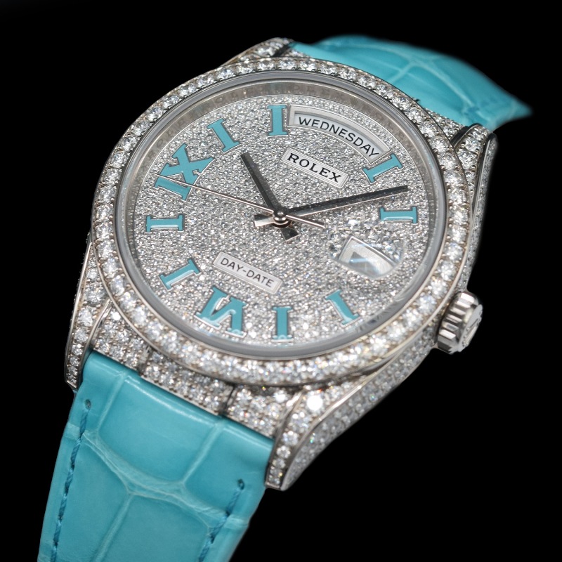 ROLEX/����å��� DAY-DATE 128159RBR Tiffany�ڹ����Ź�߸ˡ�#HK11196