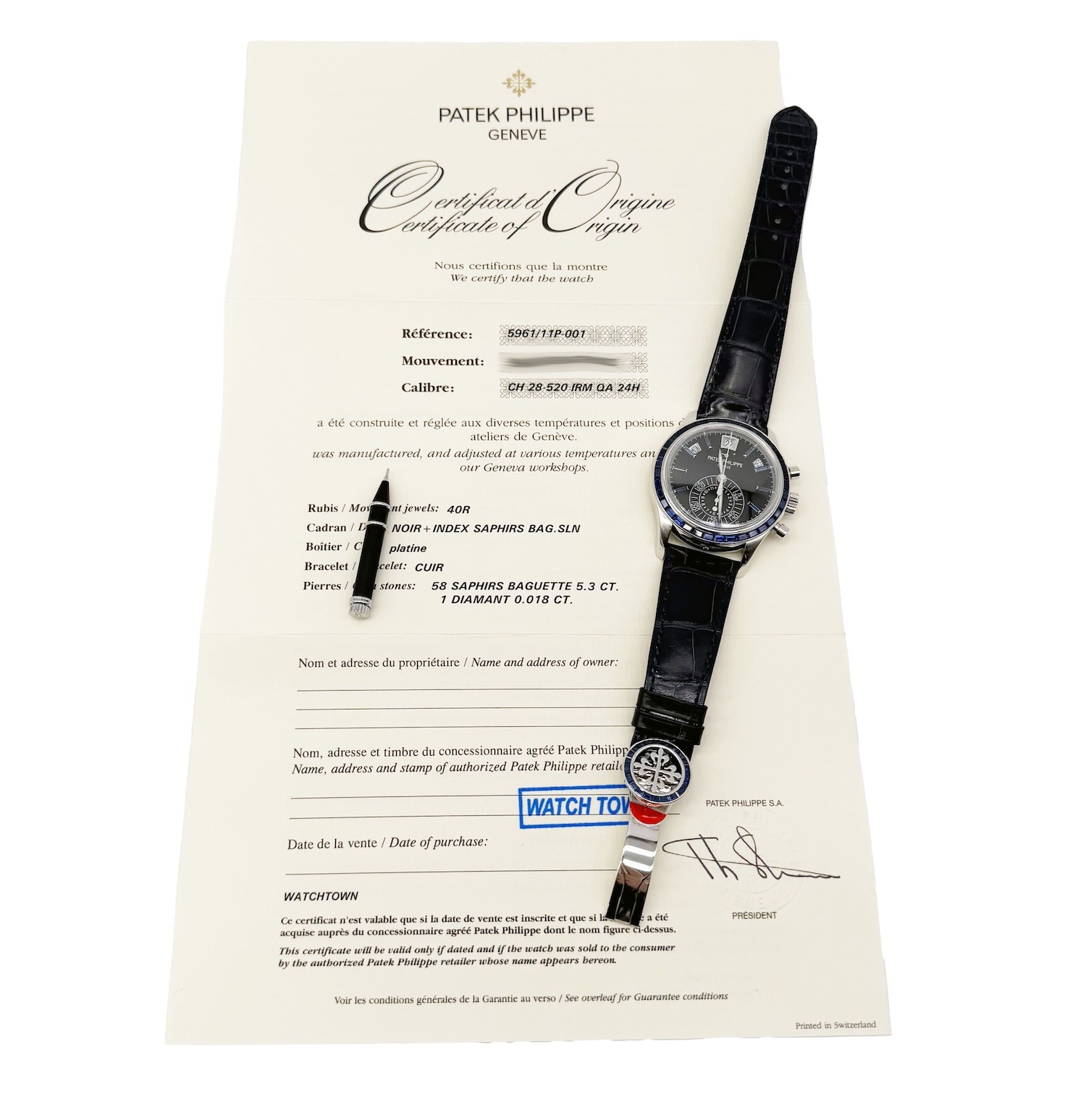 PATEK PHILIPPE/�ѥƥå� �ե���å� 5961/11P-001 COMPLICATIONS ����ץꥱ������� #HK11652