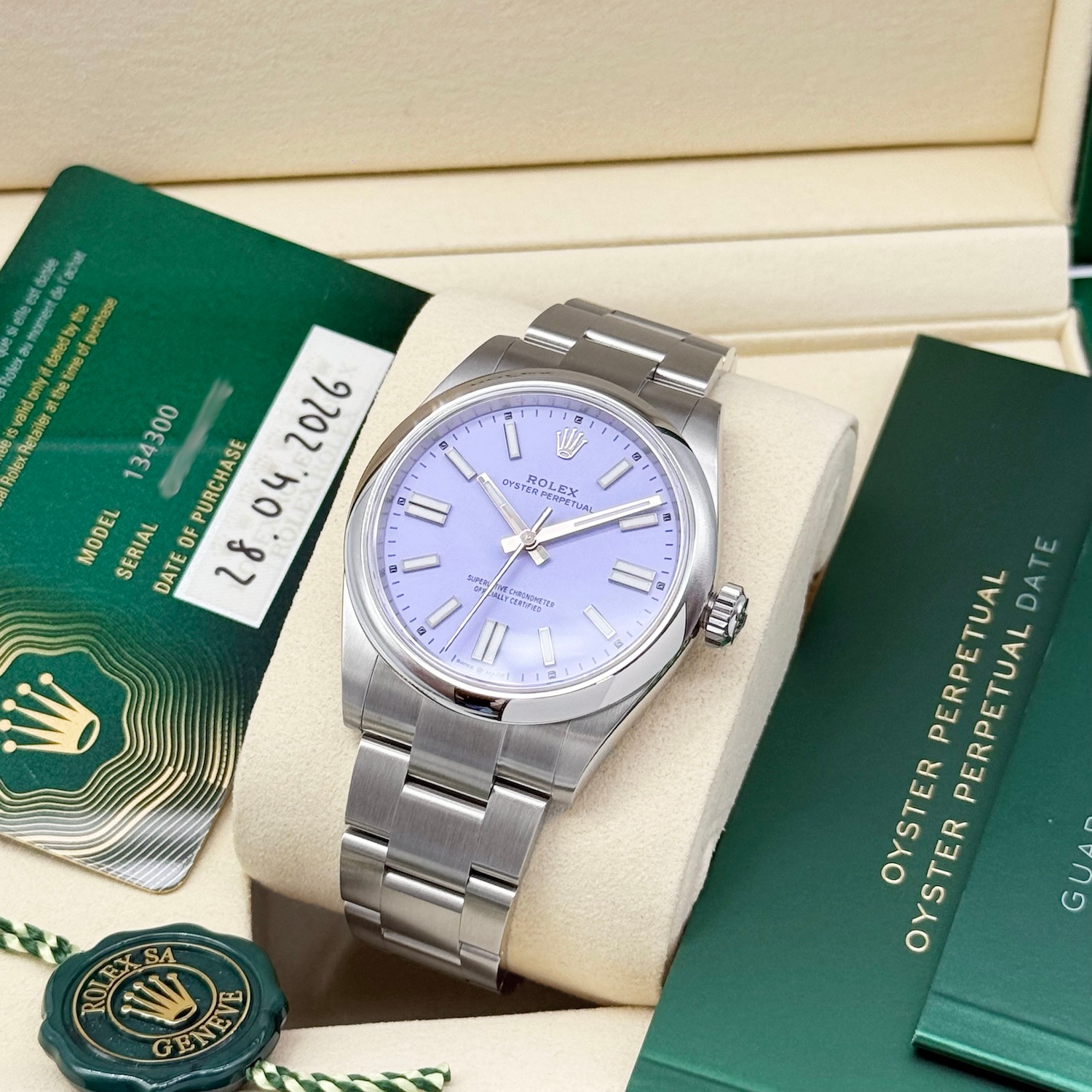 Rolex/����å��� OYSTER PERPETUAL ���������� �ѡ��ڥ��奢�� 134300 ���ƥ�쥹�������� ��ư����#HK11740�ڹ����Ź�߸ˡ�