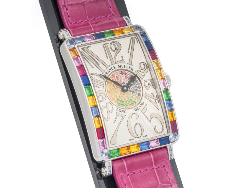 FRANCK MULLER/�ե�󥯥ߥ�顼 1002 QZ REL SAI BAG 1P Long Island Mixed Baguette Stones #JP27751