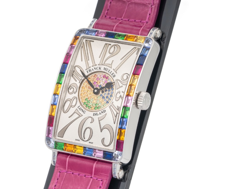 FRANCK MULLER/�ե�󥯥ߥ�顼 1002 QZ REL SAI BAG 1P Long Island Mixed Baguette Stones #JP27751