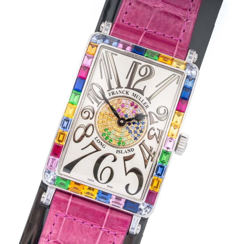 FRANCK MULLER/�ե�󥯥ߥ�顼 1002 QZ REL SAI BAG 1P Long Island Mixed Baguette Stones #JP27751
