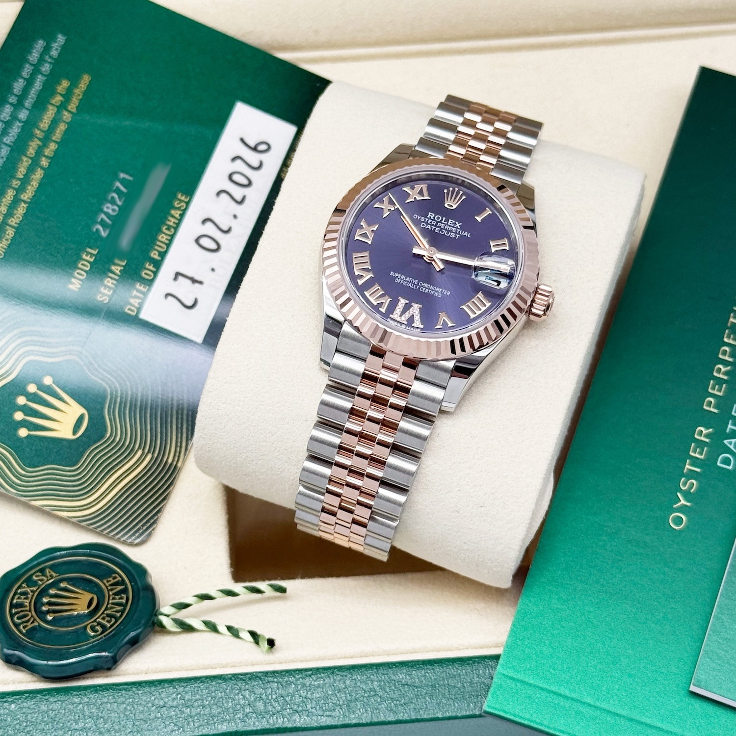 Rolex/����å��� DATEJUST �ǥ��ȥ��㥹�� 278271 18K������������ɡ��������� ��ư�����ӻ��� #HK11741�ڹ����Ź�߸ˡ�