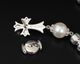 �ڿ���̤���ѡ�CHROME HEARTS/��������ϡ��� x Mikimoto�ߥ���� 18K WG&�����俿�� �������������󥰡��ԥ��� #Jp28813