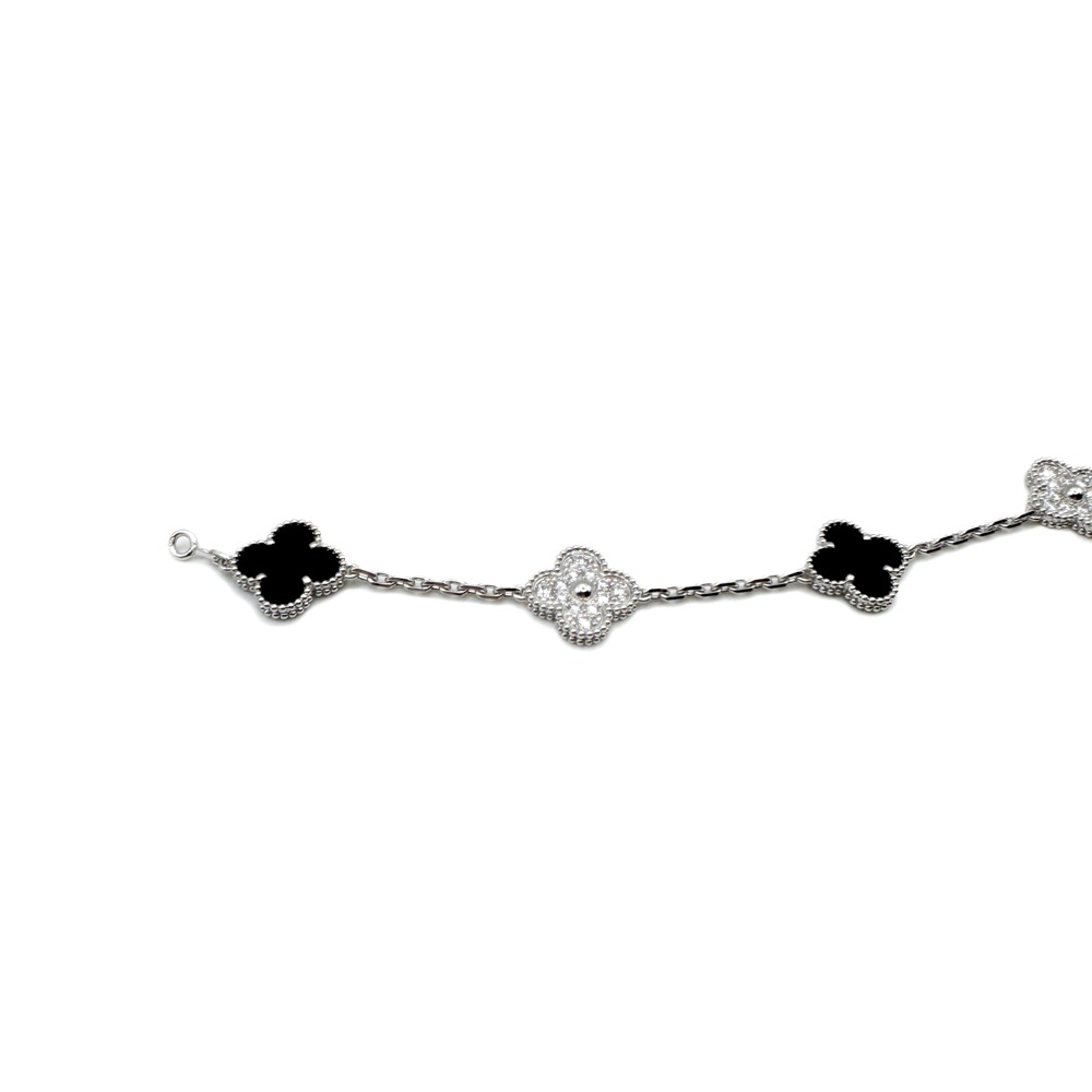 Van Cleef & Arpels/������ ���꡼�ա������ڥ� VCARP2R900 ������ơ��� ����ϥ�֥� �֥쥹��å� 5�ĥ������ 18K WG ���˥��� ��������� #JP28868
