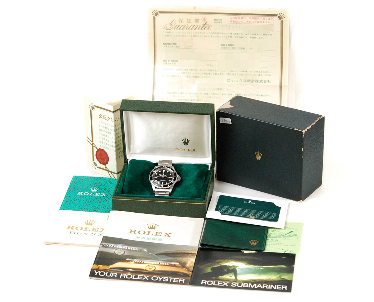 Rolex  SUBMARINER�� /����å��������֥ޥ꡼�ʡ�5513 #37019