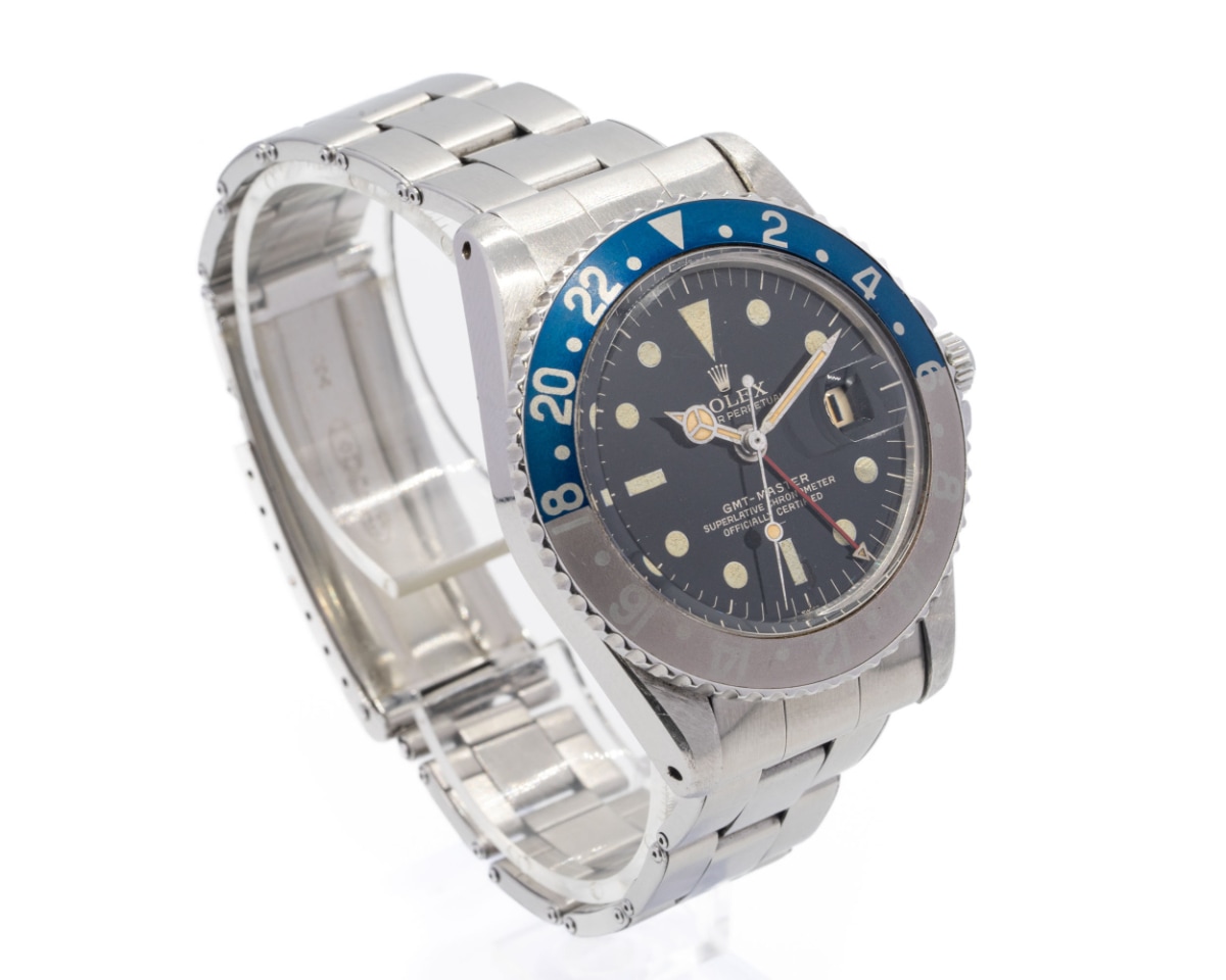 ROLEX/����å��� GMT-Master Ref. 1675, Pepsi Bezel, Gilt Underline Dial with Pointed Crown Guards 1964