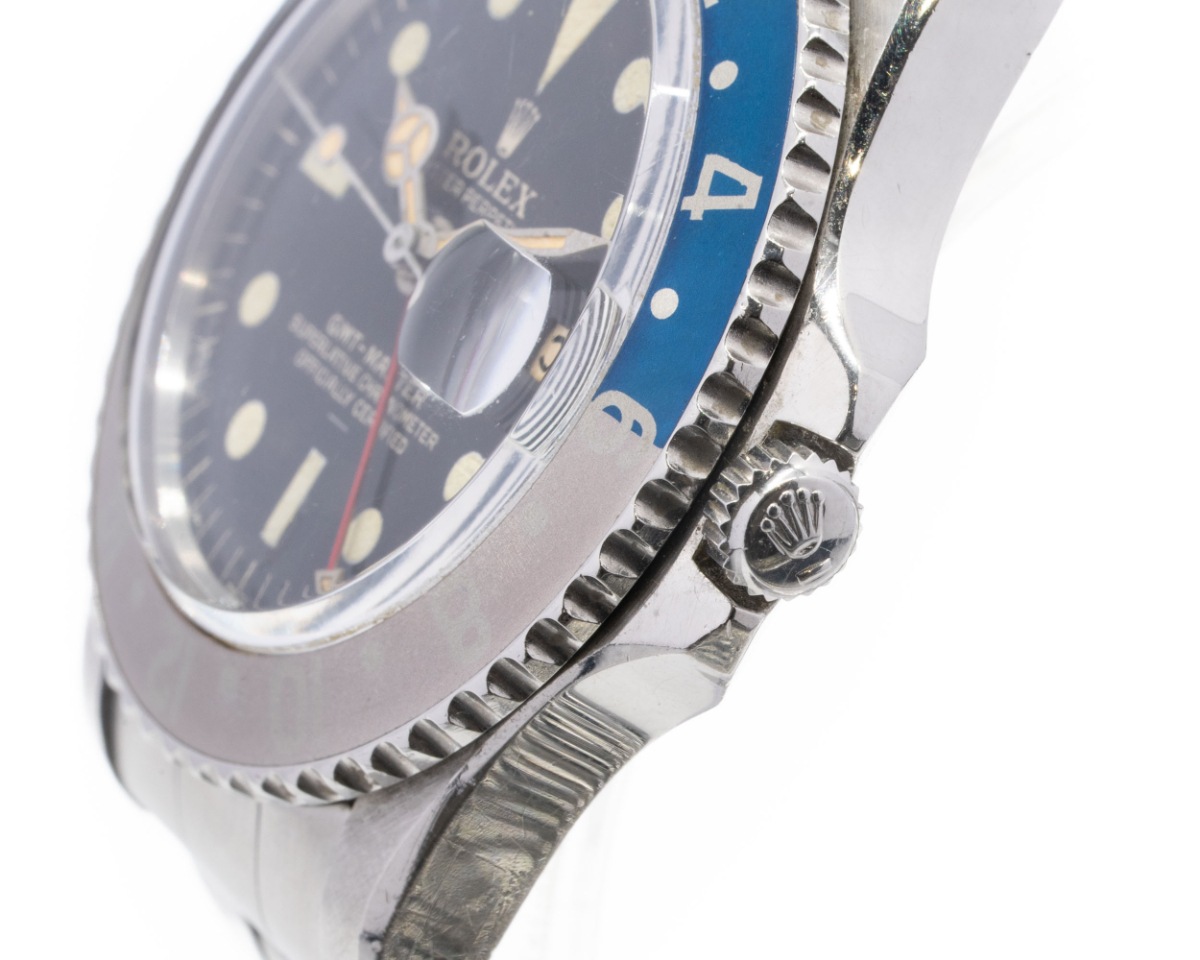 ROLEX/����å��� GMT-Master Ref. 1675, Pepsi Bezel, Gilt Underline Dial with Pointed Crown Guards 1964