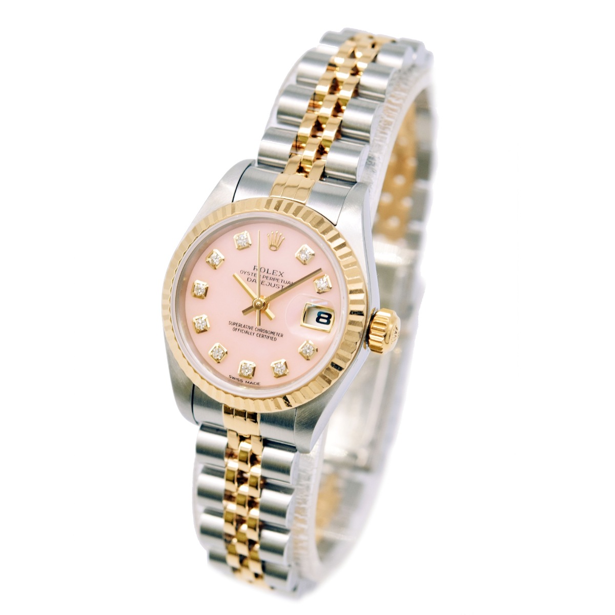 Rolex/����å��� dayjust �ǥ��ȥ��㥹��79173G  YGxSS �ԥ󥯥��ѡ���ʸ���� 10P������  #JP28291