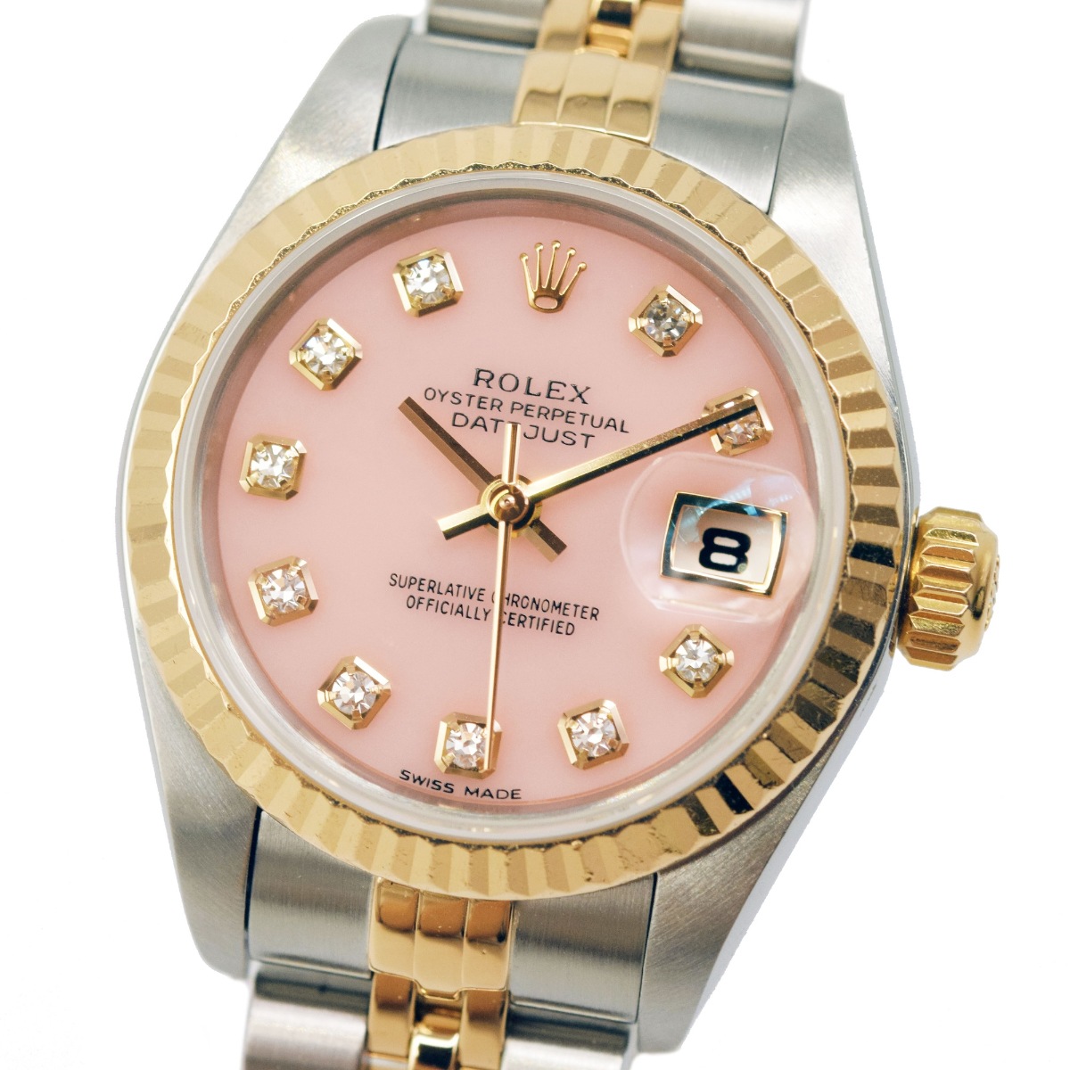 Rolex/����å��� dayjust �ǥ��ȥ��㥹��79173G  YGxSS �ԥ󥯥��ѡ���ʸ���� 10P������  #JP28291