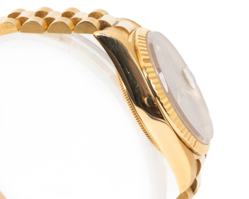 Rolex/����å��� Daydate �ǥ��ǥ���36 Ref.18238 Tiffany.co �ƥ��ե��ˡ� Wood Dial ���åɥ������ L���� K18YG#Jp28810