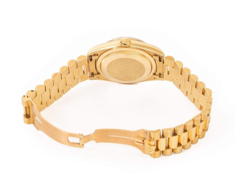 Rolex/����å��� Daydate �ǥ��ǥ���36 Ref.18238 Tiffany.co �ƥ��ե��ˡ� Wood Dial ���åɥ������ L���� K18YG#Jp28810
